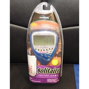 Vintage Tiger Games Electronic Solitaire Casino Handheld Game (Model 74-006)